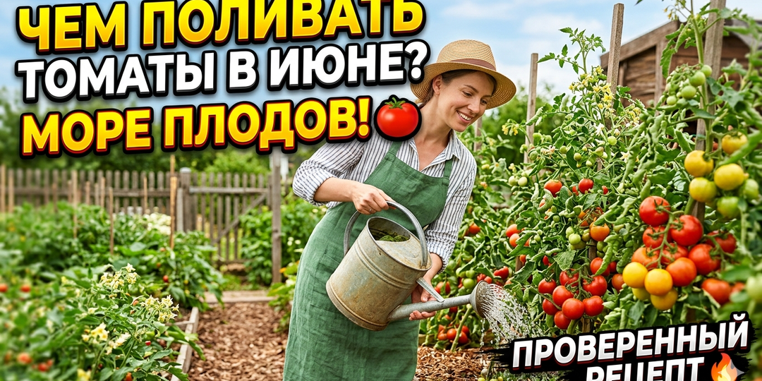 Чем Поливать Помидоры в Июне, Чтобы Плодов Было Море? Проверенный Рецепт!