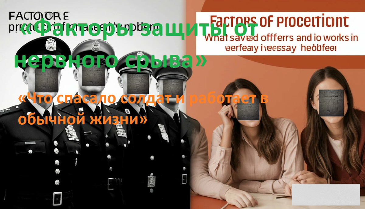 коллаж из двух частей. Слева — чёрно-белое фото солдат, стоящих плечом к плечу (символизирует силу коллектива). Справа — современная цветная фотография: группа друзей или коллег, смеющихся за столом (связь времён, универсальность идеи)