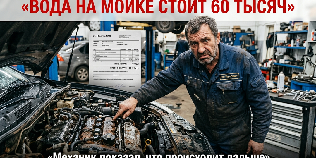 Вы тоже моете двигатель на мойке? Механик показал, что происходит потом
