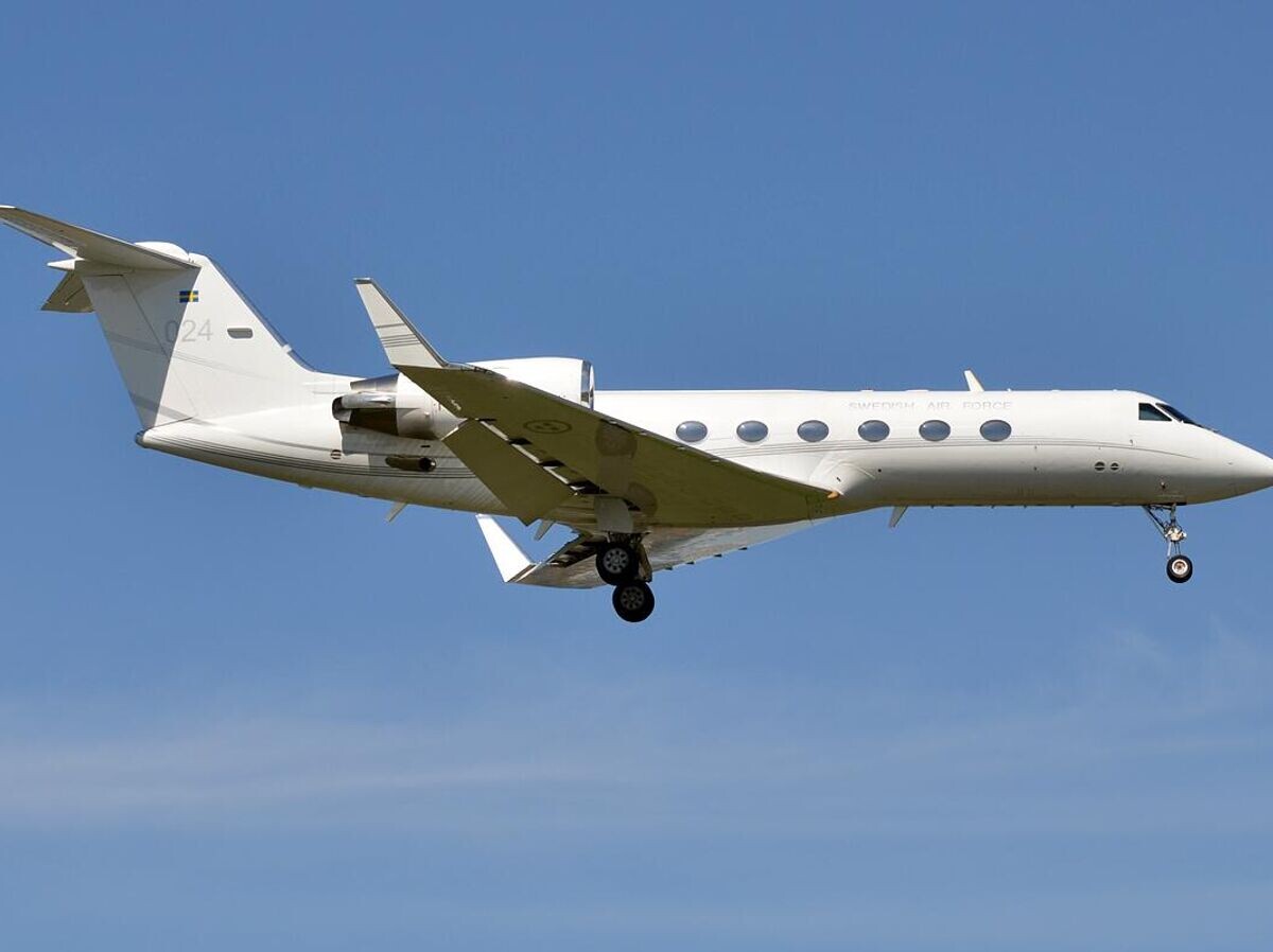    Самолет Gulfstream GIV-SP шведских ВВС | CC BY-SA 2.0 / Anna Zvereva / Swedish Air Force Gulfstream GIV-SP