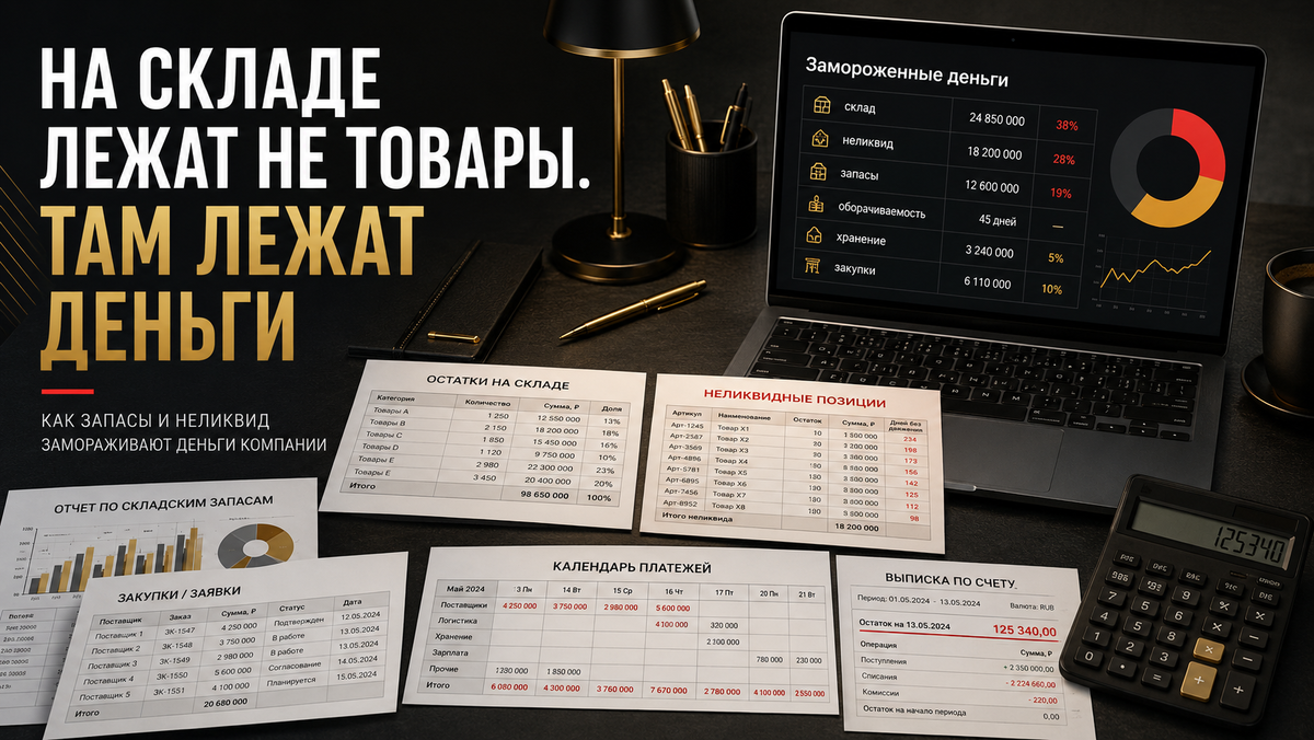 7 законных способов высвободить оборотку из запасов, неликвида и закупок без серых схем и лишнего кредита.
