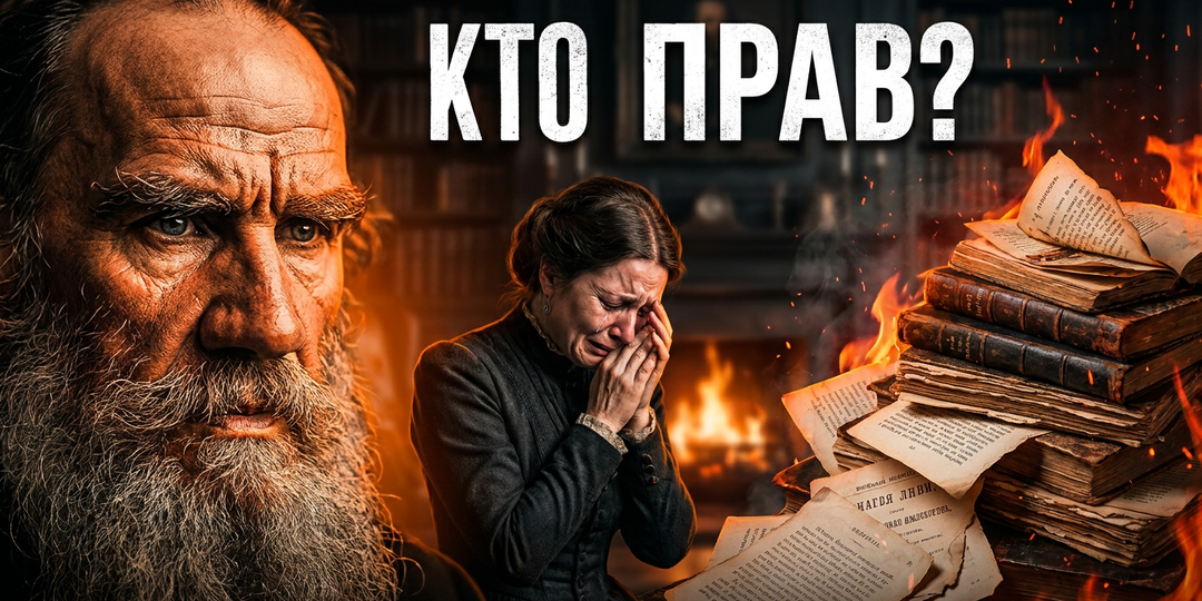 Любовь как долгая война: почему Лев Толстой сбежал от жены в 82 года?