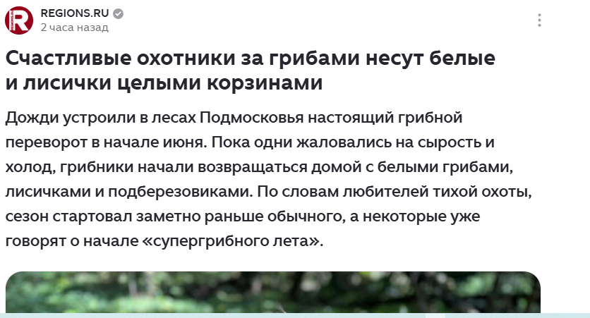 Скрин с новостной ленты Дзена