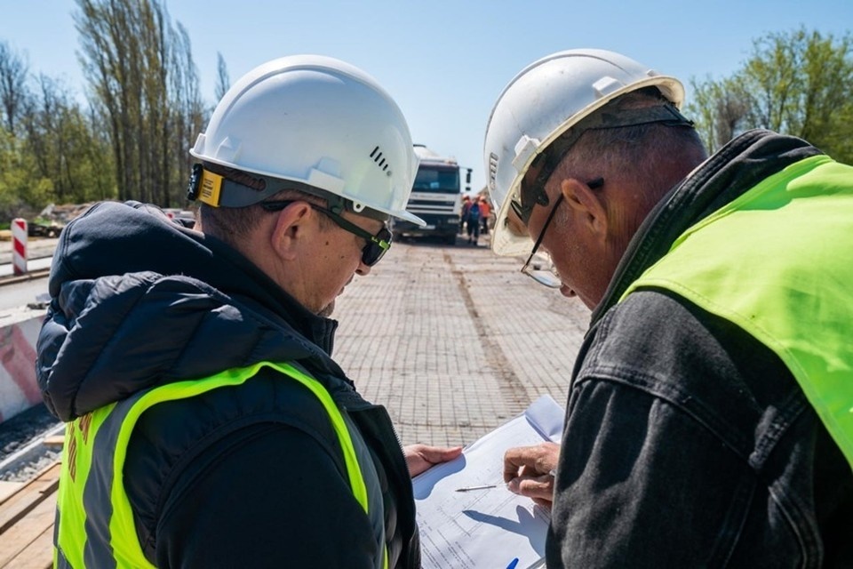    «Автодор» продолжает восстанавливать искусственные сооружения в ДНР. Фото: Минтранс ДНР