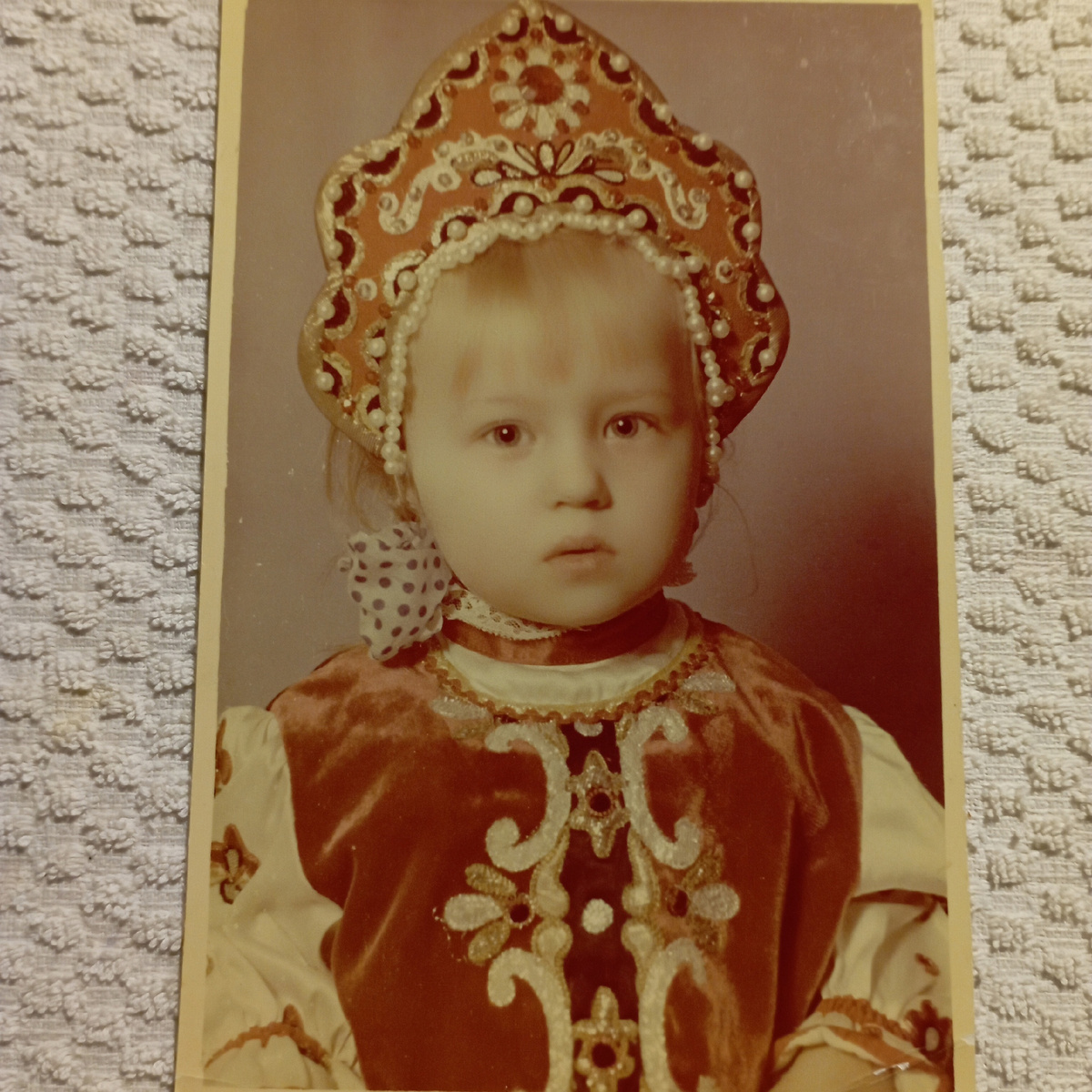В образе русской царевны... Детский сад