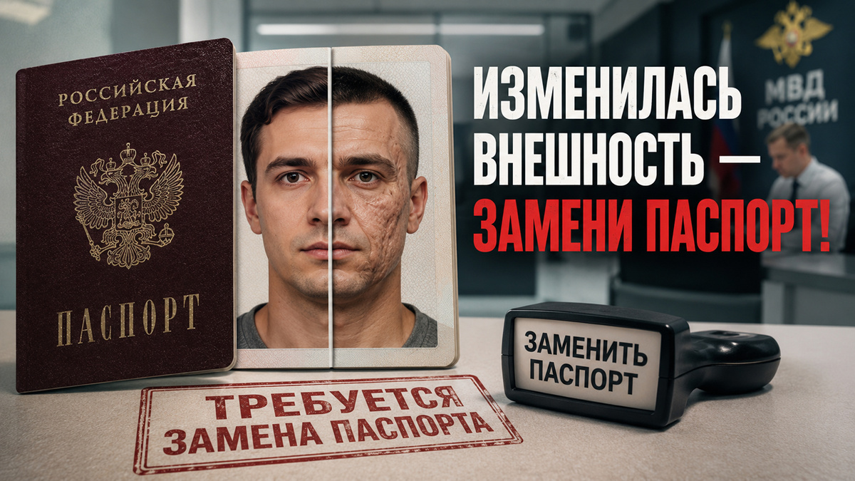 Изменили внешность? Возможно, пора менять и паспорт