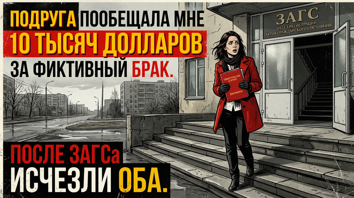 Подруга пообещала мне 10 тысяч долларов за фиктивный брак