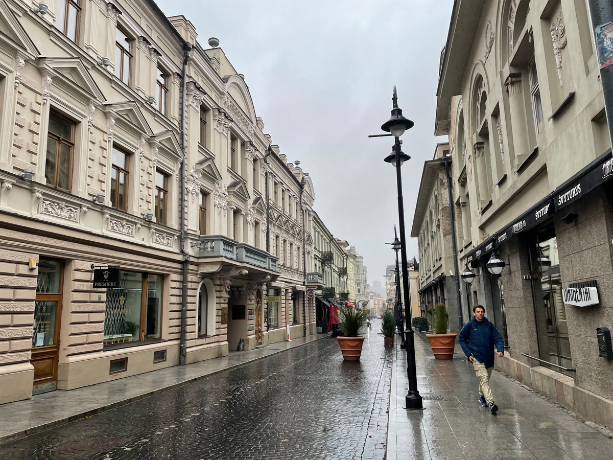 Самая отреставрированная улица Вильнюса