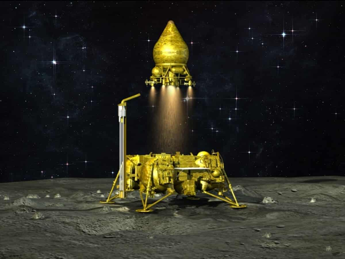 Художественное изображение одной из будущих российских лунных миссий / © «Роскосмос» / НПО им. Лавочкина