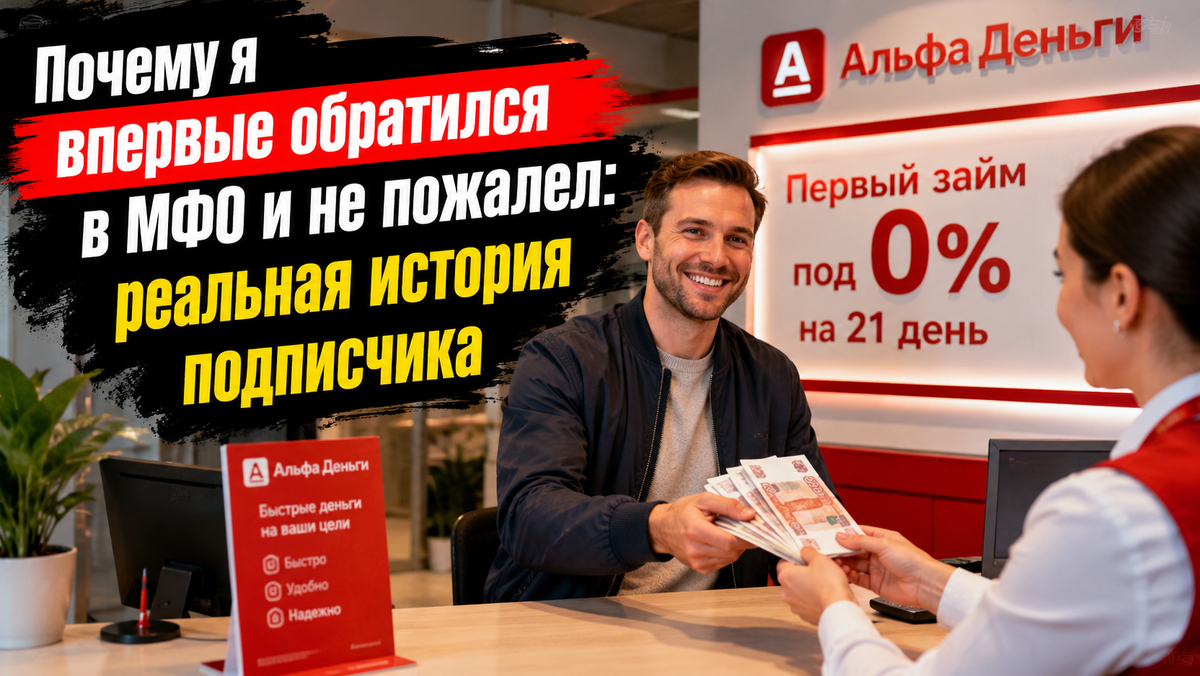 «Как я получил займ в МФО «Альфа Деньги» и не заплатил ни копейки процентов»