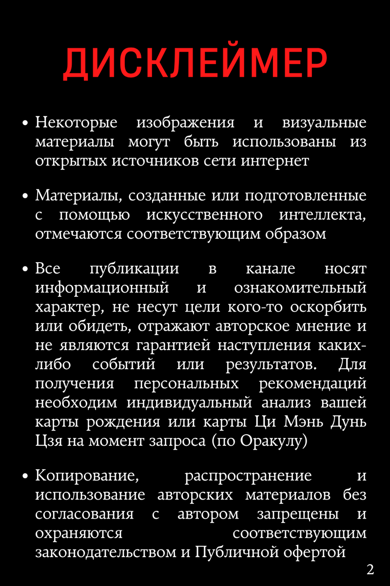 Дисклеймер 2 стр.