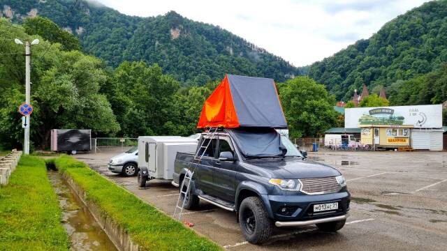 История наших путешествий. Часть 5. Прицеп-капля и автопалатка.