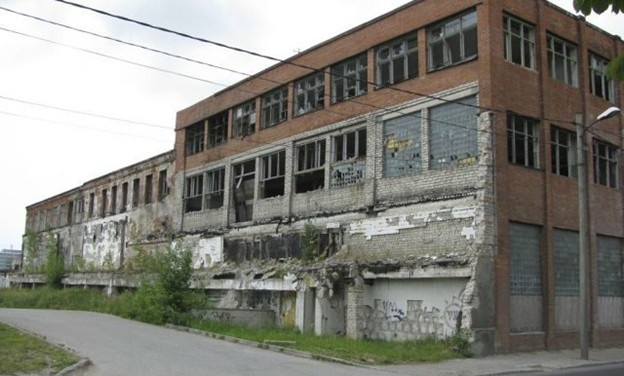 Забытый корпус завода «ВЭФ» Латвия Фото из открытого доступа