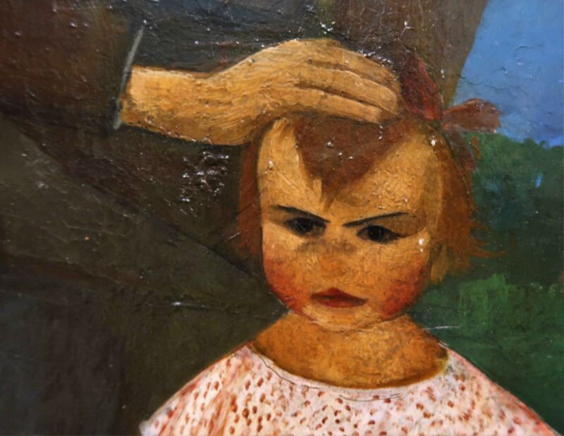 Фрагмент картины С.Я. Адливанкина "Семья художника"