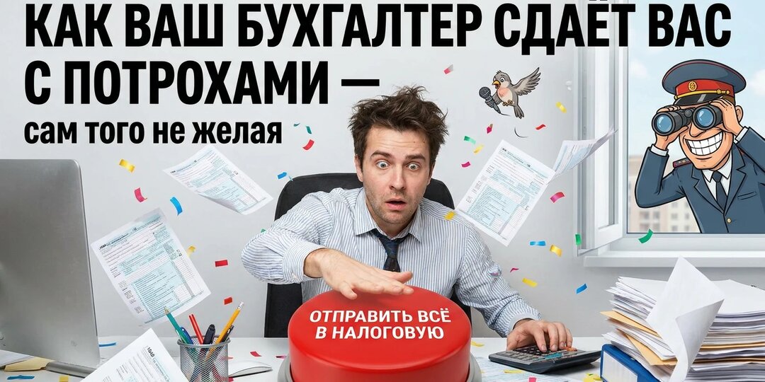Как ваш бухгалтер сдаёт вас с потрохами — сам того не желая