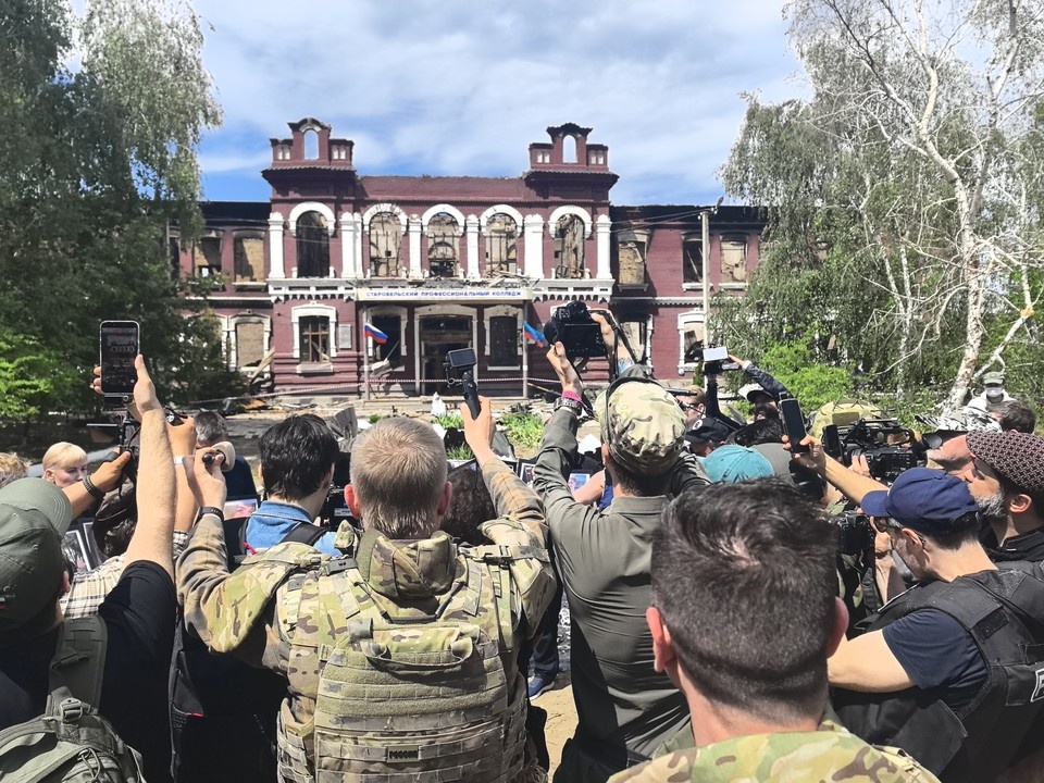    Мирошник надеется, что МККК включит исчерпывающие данные о Старобельске в доклад Юлия АНДРИЕНКО