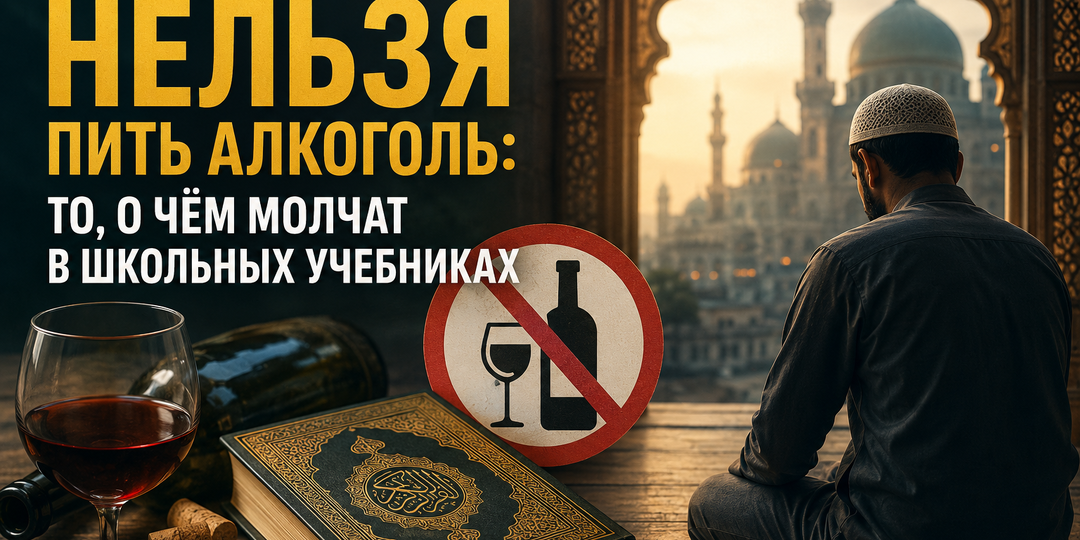 ПОЧЕМУ В ИСЛАМЕ НЕЛЬЗЯ ПИТЬ АЛКОГОЛЬ: ТО, О ЧЁМ МОЛЧАТ В ШКОЛЬНЫХ УЧЕБНИКАХ