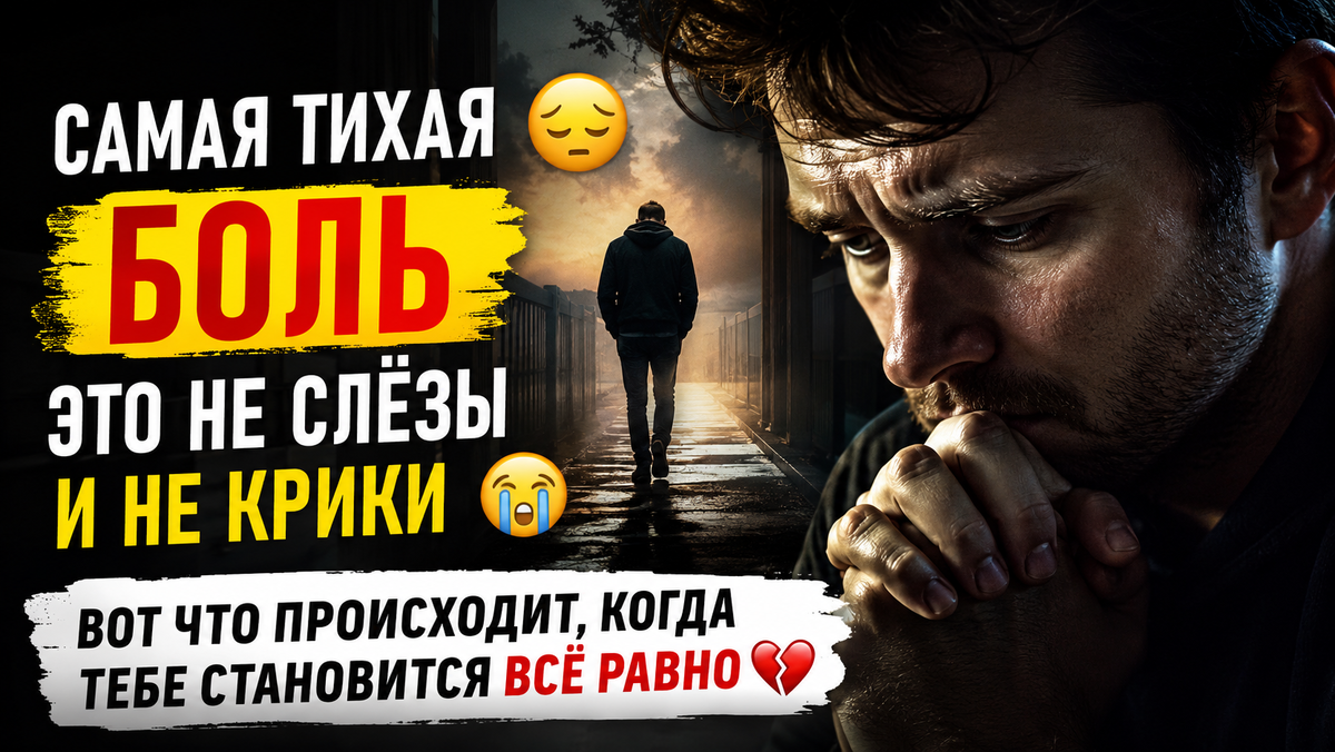 💔 Самые сломанные люди выглядят спокойнее всех. Вот почему