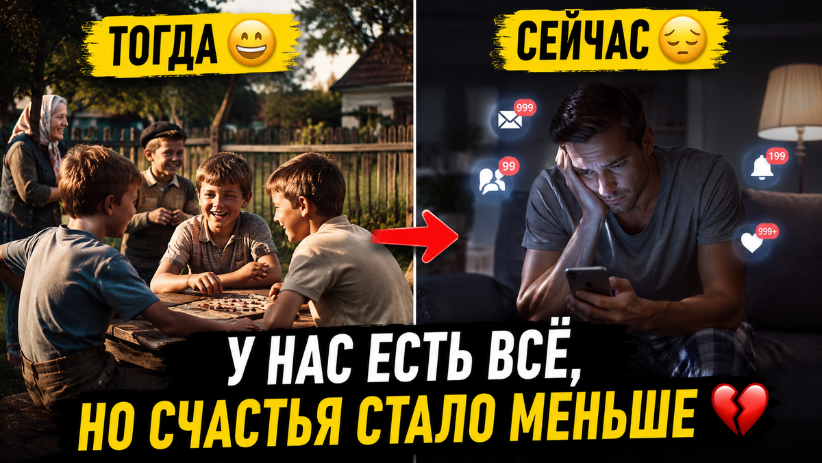 ⚠️ Мы получили технологии, но потеряли нечто гораздо более важное