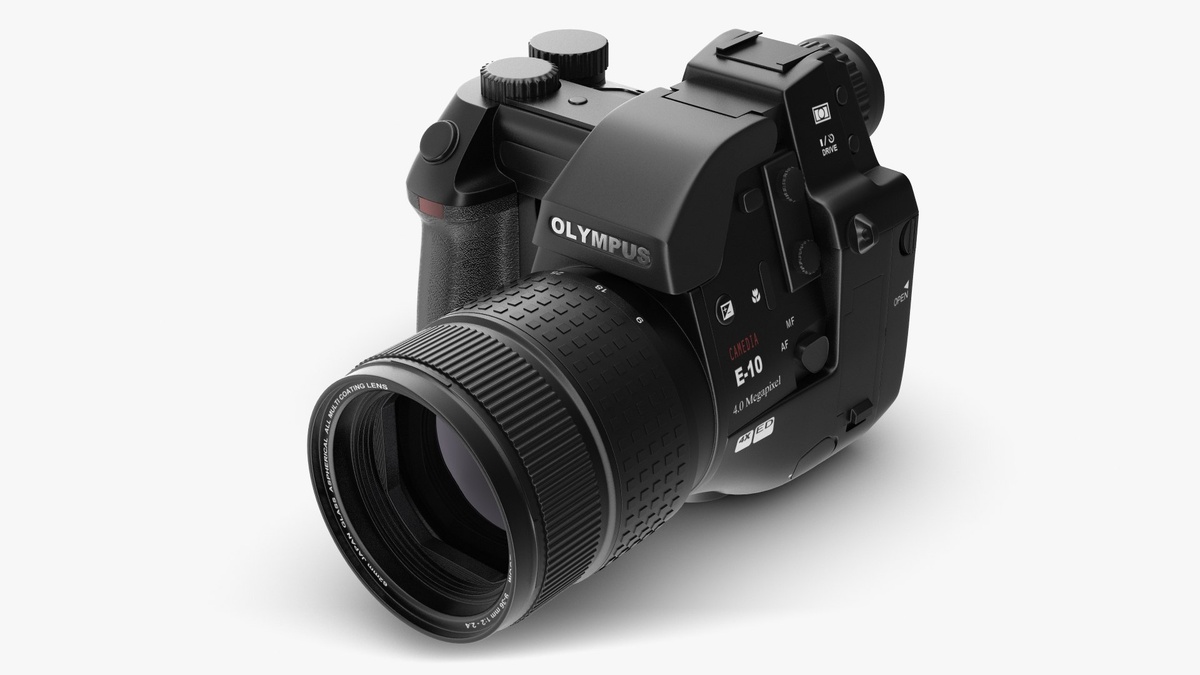 Olympus Camedia E-10. Изображение: turbosquid.com.