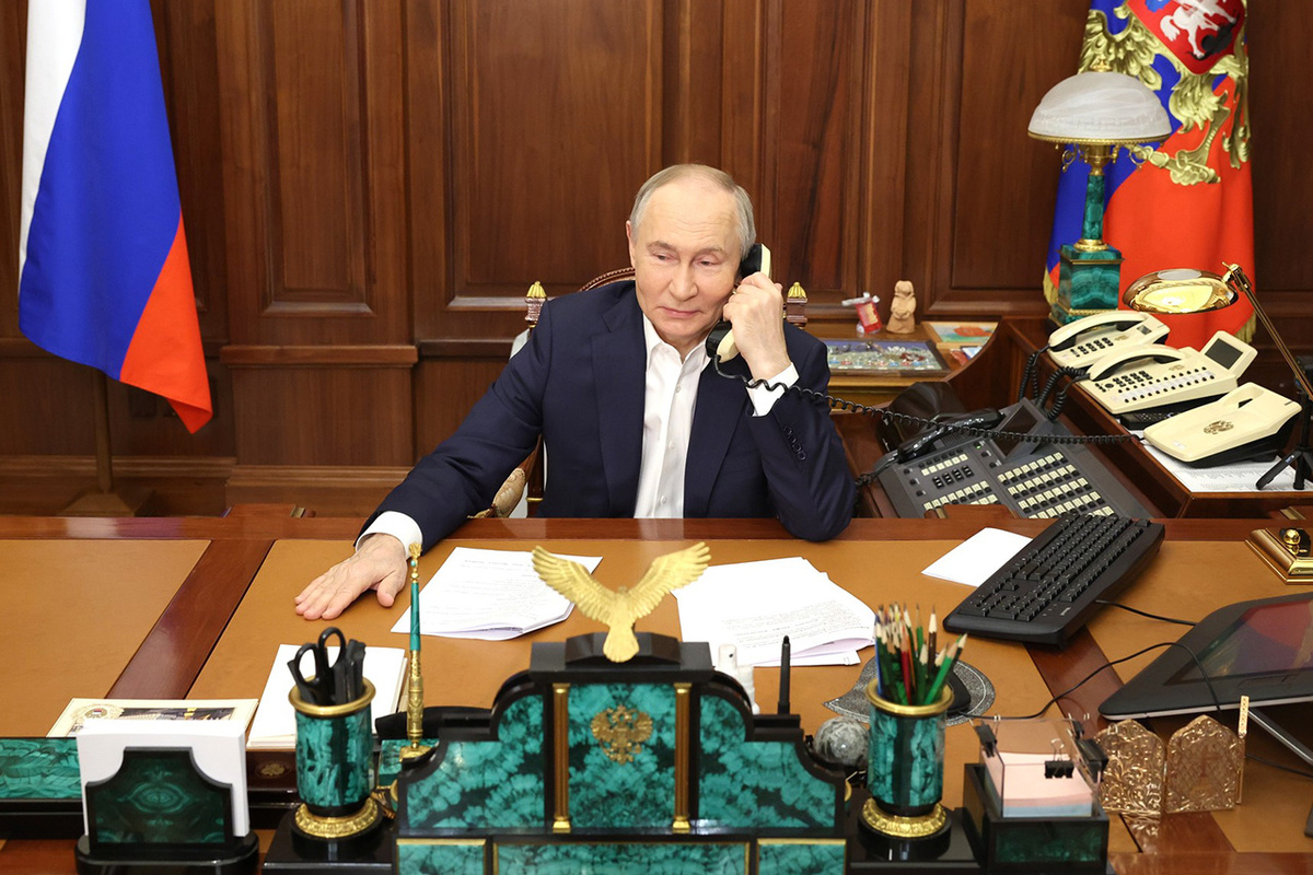 Лидеры обсудили развитие отношений между странами.  Фото: Пресс-служба Администрации президента РФ / kremlin.ru