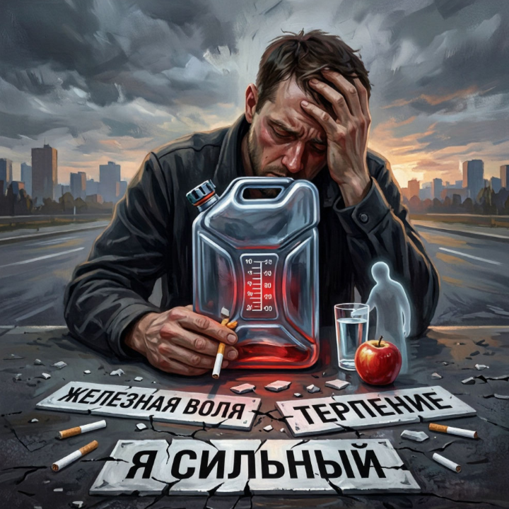 Друзья, я думаю, вы знаете такого человека. Может быть, это вы сами. Тот, кто говорит: «Я брошу с понедельника. Я твёрдо решил. У меня железная воля». Понедельник наступает. Человек не курит час, два, три. Он терпит, сжимает зубы, гордится собой. К вечеру он чувствует себя героем. А на следующий день — покупает пачку. Или на третий. Или через неделю.
И он искренне не понимает: «Как так? У меня же сильная воля! Я же терпел!»
