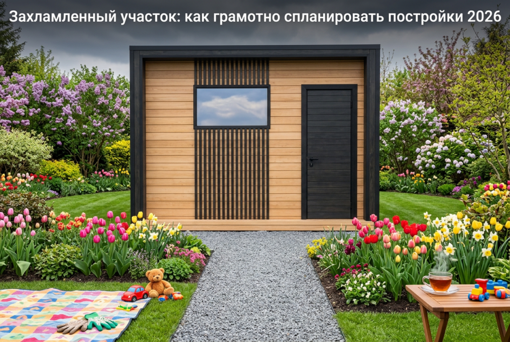    Первые шаги в планировке участка для создания гармоничного ландшафтного дизайна. hozblock
