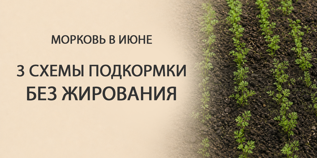 Чем подкормить морковь в начале июня: 3 схемы без перекорма для ровного корнеплода