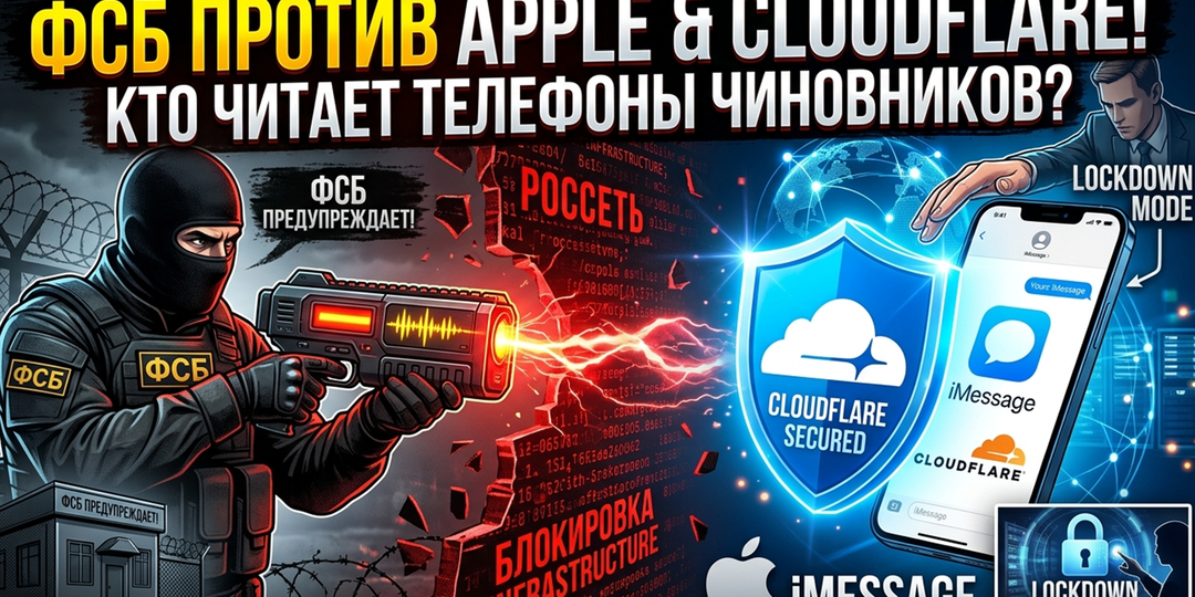 ФСБ против Apple и Cloudflare: прогрев к тотальной блокировке инфраструктуры или реальная угроза?