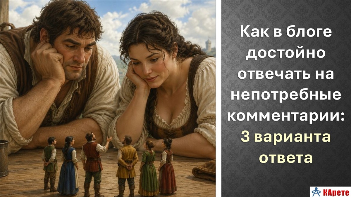 Как в блоге достойно отвечать на непотребные комментарии: 3 варианта ответа