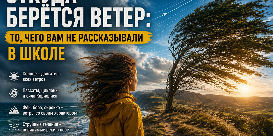 ОТКУДА БЕРЁТСЯ ВЕТЕР