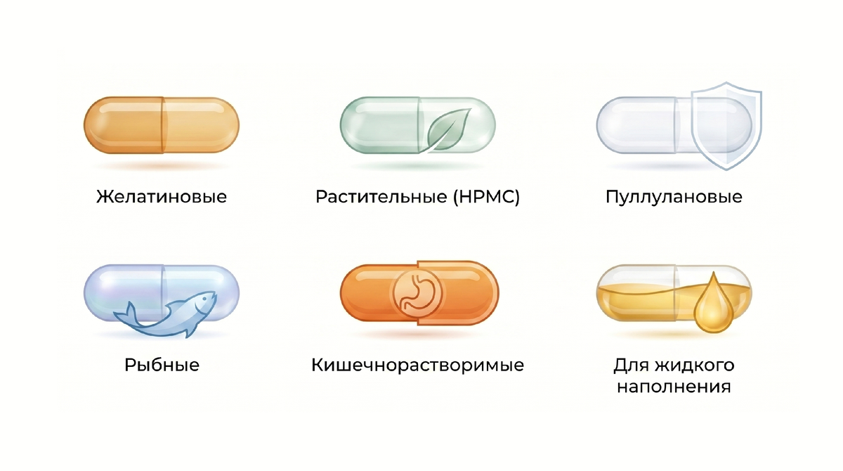 Типы капсул