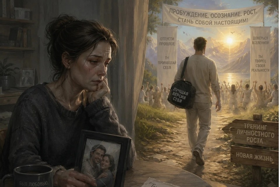    Евгения потеряла мужа и выжила после того, как рухнула семейная жизнь. Фото: создано с помощью ИИ.