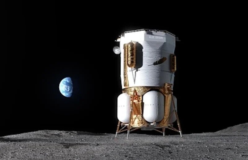 Лунный модуль Blue Origin успешно прошел проверку в пустоте