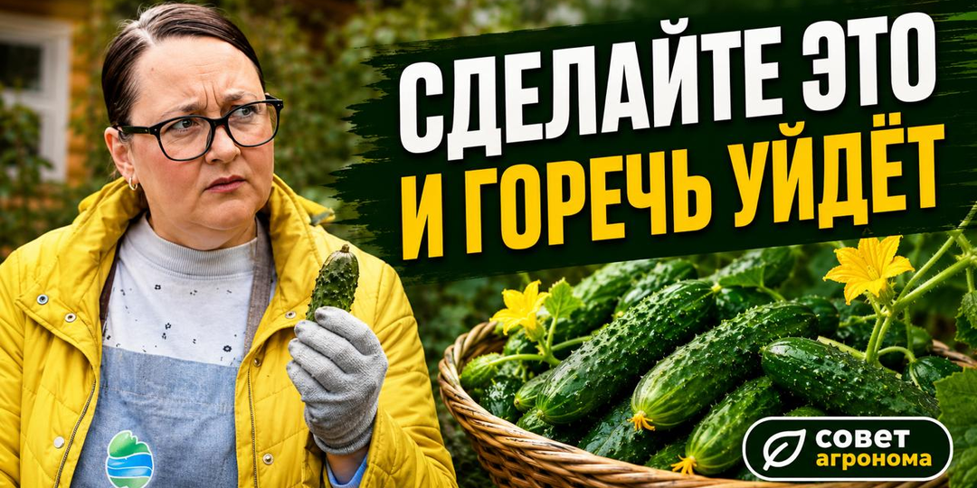 Почему огурцы в период первых завязей становятся горькими и пустыми