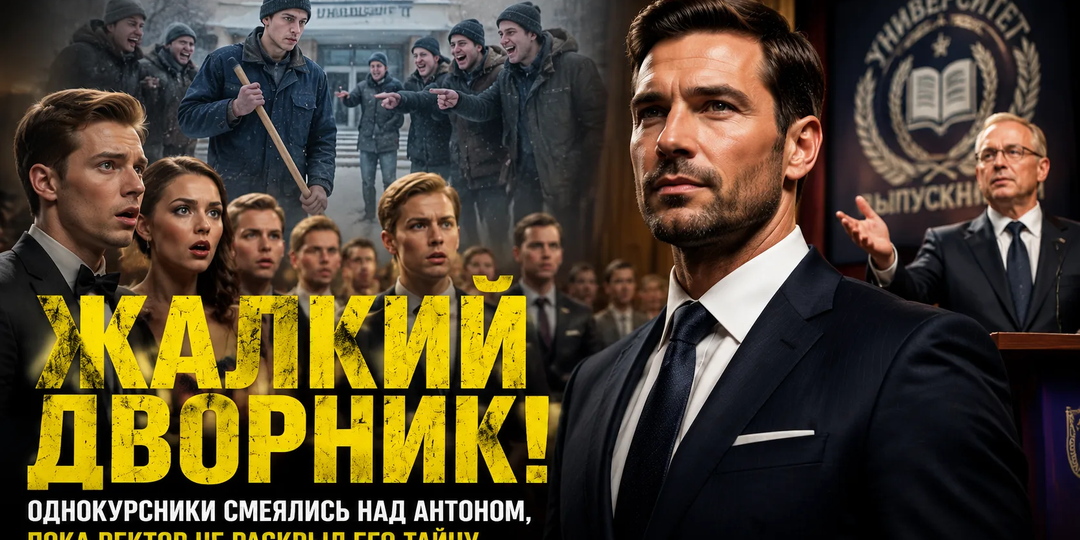 «Знай своё место, нищеброд»: однокурсники унижали его за то, что он подрабатывал дворником. И где они теперь?