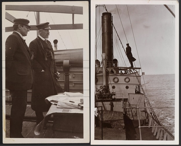 Нансен на борту «Корректа». Карское море, август 1913 г.