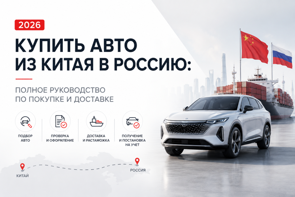    Как купить авто из Китая в Россию и организовать доставку