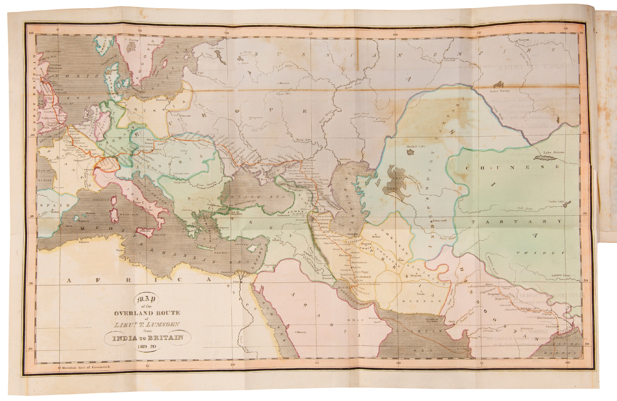 A journey from Merut in India, to London, through Arabia, Persia, Armenia, Georgia, Russia, Austria, Switzerland, and France, during the years 1819 and 1820 .. by Lumsden, Mr. (Thomas)
