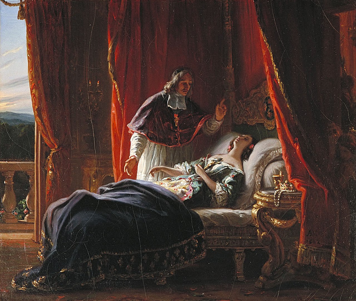 Огюст Виншон. Смерть Генриетты https://en.wikipedia.org/wiki/Henrietta_of_England