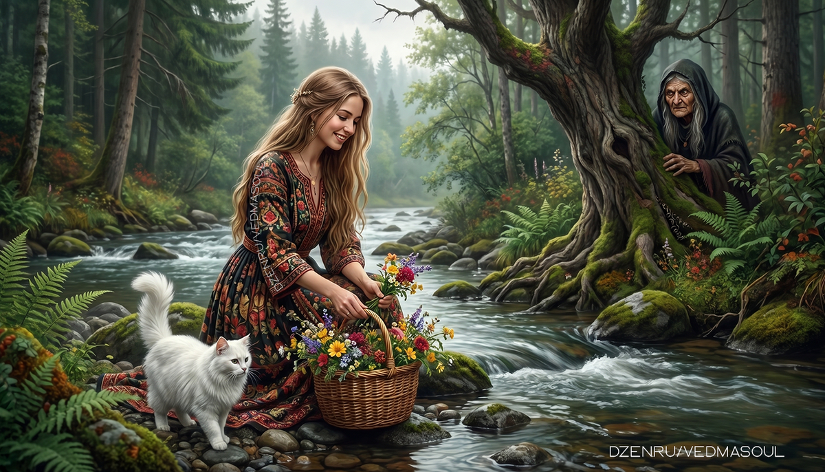 © Авторское изображение @vedmasoul. Cгенерировано ИИ. Чистка, порча, крадник, ритуалы