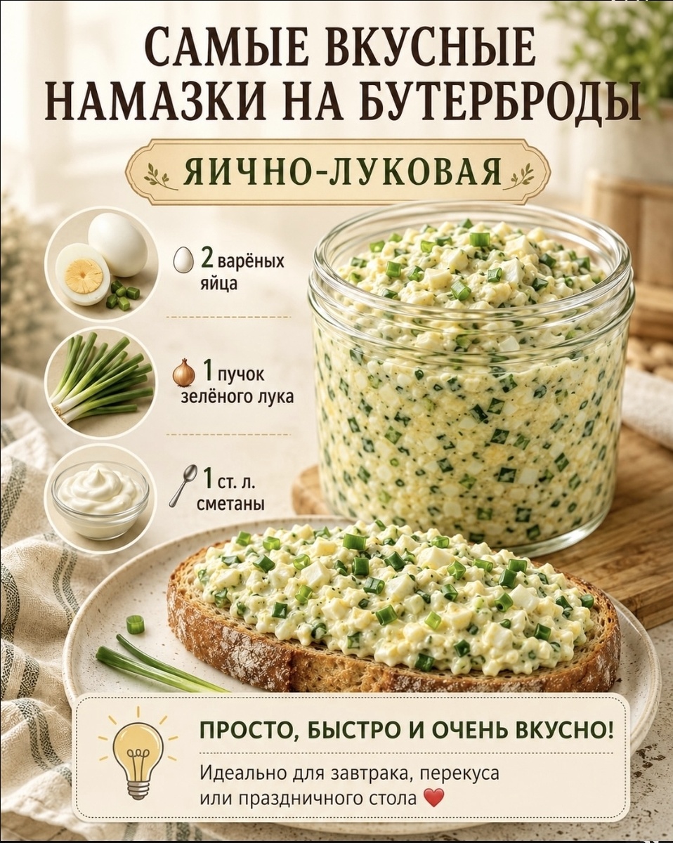 Вкусные намазки.