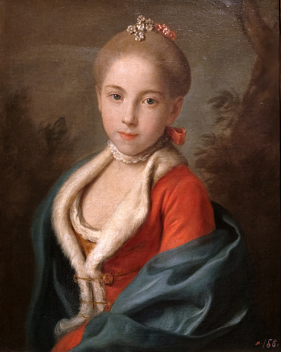 Портрет принцессы Екатерины Гольштейн-Бекской. Пьетро Антонио Ротари, 1761-1762.