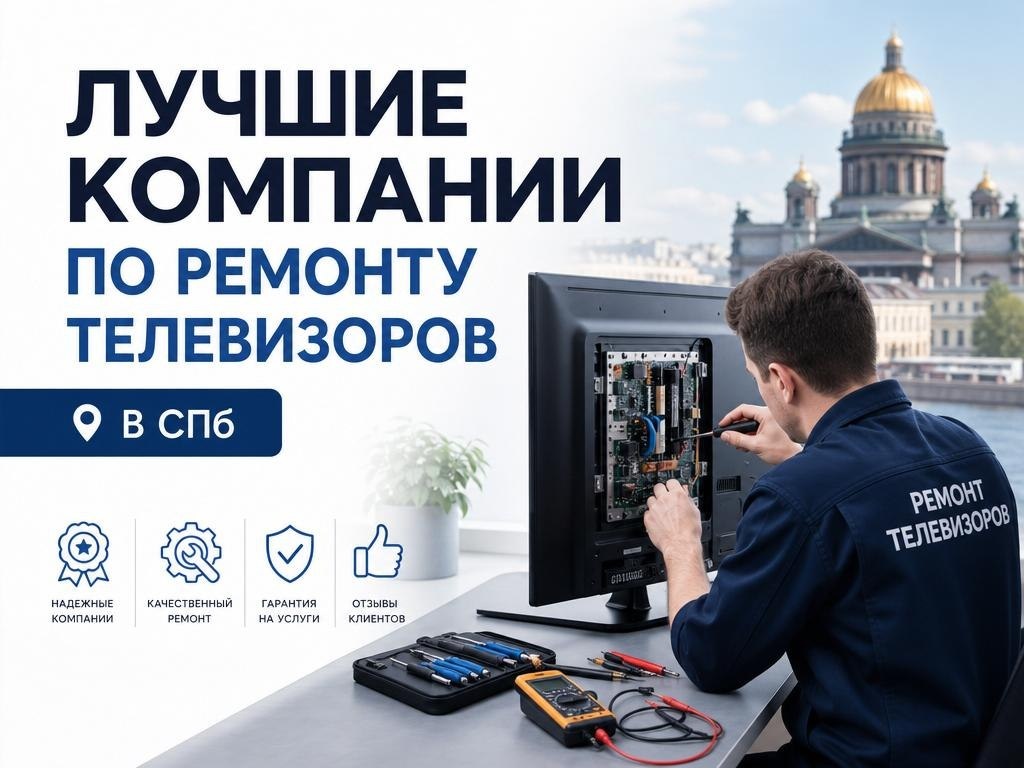 Лучшие компании по ремонту телевизоров 2026
