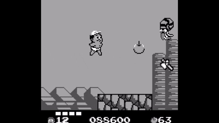 Геймплей Adventure Island II: Aliens in Paradise