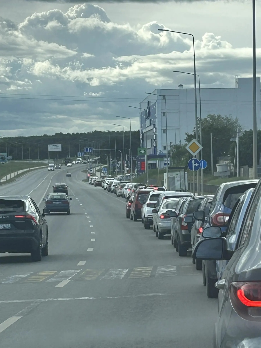 Очереди на АЗС