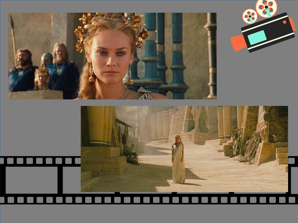 Кадры из фильма "Троя" 2004г.