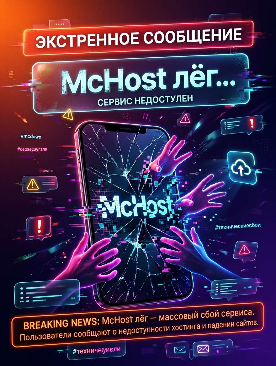 Макхост лег..