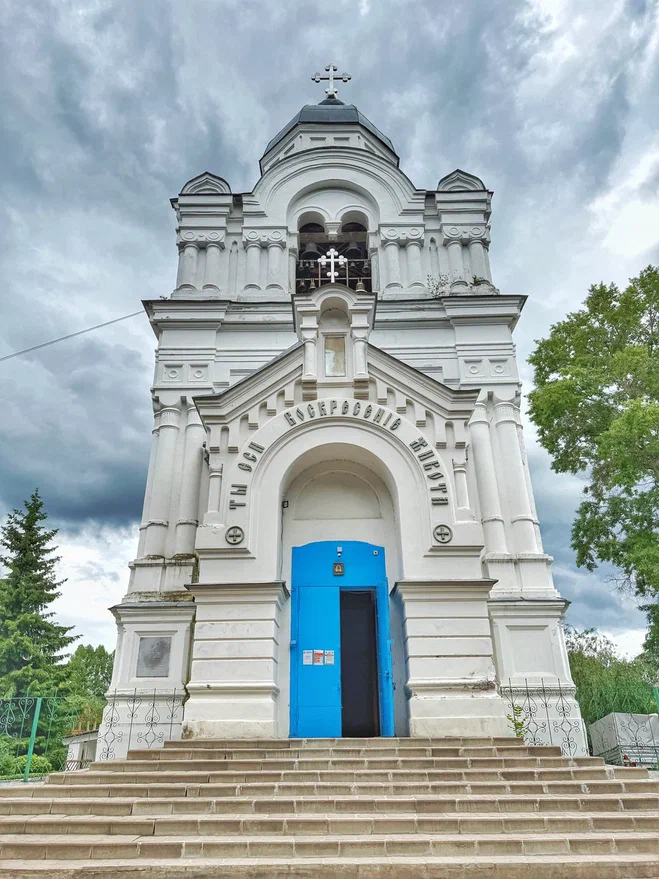 Воскресенская церковь, Белая. Вичуга, Ивановская область. Фото автора