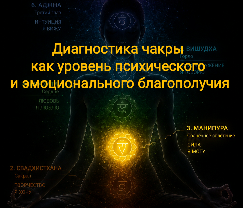 3 чакра Манипура (картинка создана с помощью нейросети